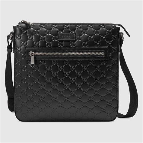 gucci signature messenger|gucci unisex messenger bag.